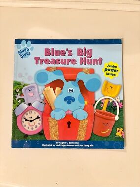 Blue's Big Treasure Hunt Kids Book - Vintage Blues Clues